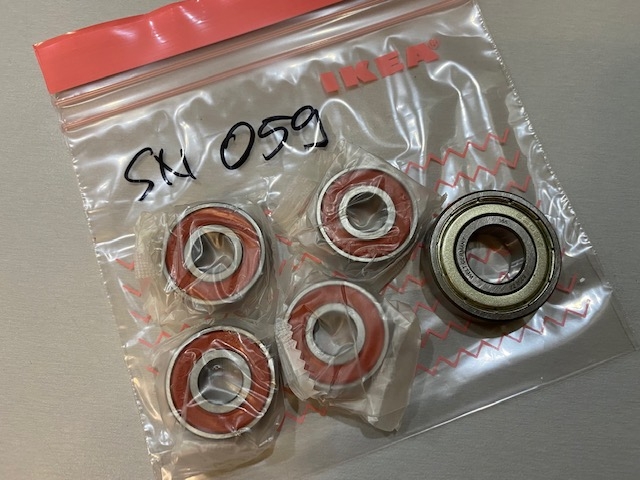 Set 5 rulmenti pentru roti Germania SN059