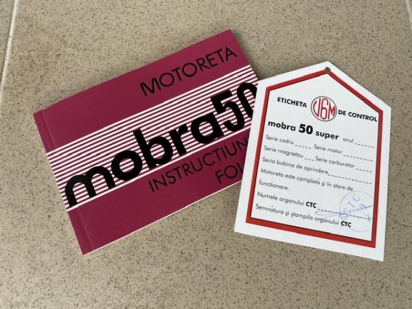Instructiuni de folosire Mobra 50 SN0324